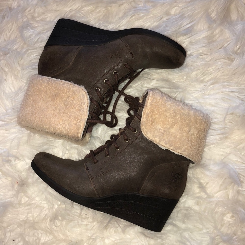 Lightly used UGG waterproof boots